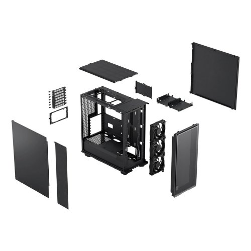Купить Корпус Fractal Design Epoch без БП (FD-C-EPO1A-01) Black с проверкой совместимости: обзор, характеристики, цена в Киеве, Днепре, Одессе, Харькове, Украине | интернет-магазин TELEMART.UA фото