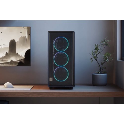 Корпус Fractal Design Epoch RGB Tempered Glass без БЖ (FD-C-EPO1A-04) Black купити з перевіркою сумісності: огляд, характеристики, ціна у Києві, Львові, Вінниці, Хмельницькому, Івано-Франківську, Україні | інтернет-магазин TELEMART.UA фото