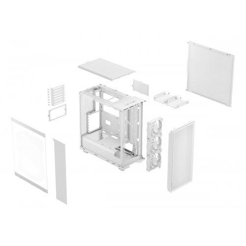 Корпус Fractal Design Epoch Tempered Glass без БЖ (FD-C-EPO1A-03) White купити з перевіркою сумісності: огляд, характеристики, ціна у Києві, Львові, Вінниці, Хмельницькому, Івано-Франківську, Україні | інтернет-магазин TELEMART.UA фото