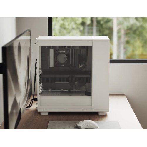 Корпус Fractal Design Epoch Tempered Glass без БЖ (FD-C-EPO1A-03) White купити з перевіркою сумісності: огляд, характеристики, ціна у Києві, Львові, Вінниці, Хмельницькому, Івано-Франківську, Україні | інтернет-магазин TELEMART.UA фото