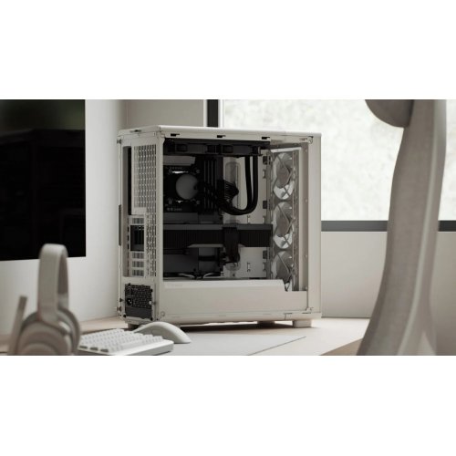 Корпус Fractal Design Epoch Tempered Glass без БЖ (FD-C-EPO1A-03) White купити з перевіркою сумісності: огляд, характеристики, ціна у Києві, Львові, Вінниці, Хмельницькому, Івано-Франківську, Україні | інтернет-магазин TELEMART.UA фото