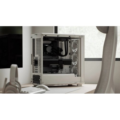 Корпус Fractal Design Epoch RGB Tempered Glass без БЖ (FD-C-EPO1A-05) White купити з перевіркою сумісності: огляд, характеристики, ціна у Києві, Львові, Вінниці, Хмельницькому, Івано-Франківську, Україні | інтернет-магазин TELEMART.UA фото