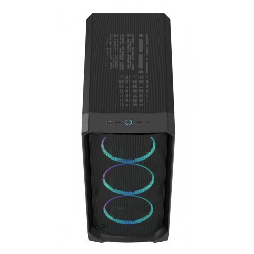 Купить Корпус Fractal Design Meshify 3 RGB Tempered Glass без БП (FD-C-MES3A-06) Black с проверкой совместимости: обзор, характеристики, цена в Киеве, Днепре, Одессе, Харькове, Украине | интернет-магазин TELEMART.UA фото