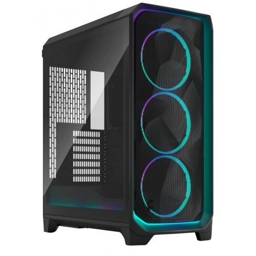 Корпус Fractal Design Meshify 3 Ambience Pro RGB Tempered Glass без БЖ (FD-C-MES3A-03) Black купити з перевіркою сумісності: огляд, характеристики, ціна у Києві, Львові, Вінниці, Хмельницькому, Івано-Франківську, Україні | інтернет-магазин TELEMART.UA фото
