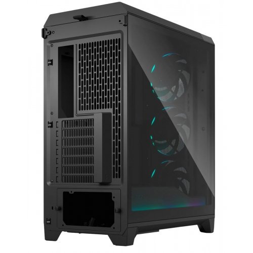 Корпус Fractal Design Meshify 3 Ambience Pro RGB Tempered Glass без БЖ (FD-C-MES3A-03) Black купити з перевіркою сумісності: огляд, характеристики, ціна у Києві, Львові, Вінниці, Хмельницькому, Івано-Франківську, Україні | інтернет-магазин TELEMART.UA фото