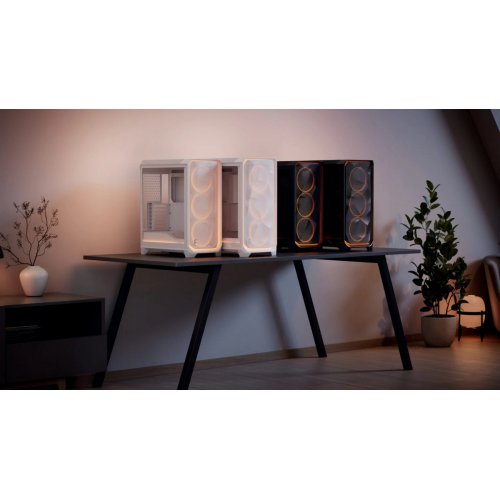 Купить Корпус Fractal Design Meshify 3 XL RGB Tempered Glass без БП (FD-C-MES3X-06) White с проверкой совместимости: обзор, характеристики, цена в Киеве, Днепре, Одессе, Харькове, Украине | интернет-магазин TELEMART.UA фото