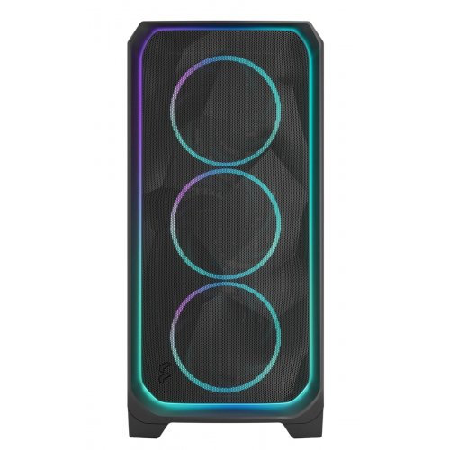 Корпус Fractal Design Meshify 3 XL Ambience Pro RGB Tempered Glass без БЖ (FD-C-MES3X-03) Black купити з перевіркою сумісності: огляд, характеристики, ціна у Києві, Львові, Вінниці, Хмельницькому, Івано-Франківську, Україні | інтернет-магазин TELEMART.UA фото
