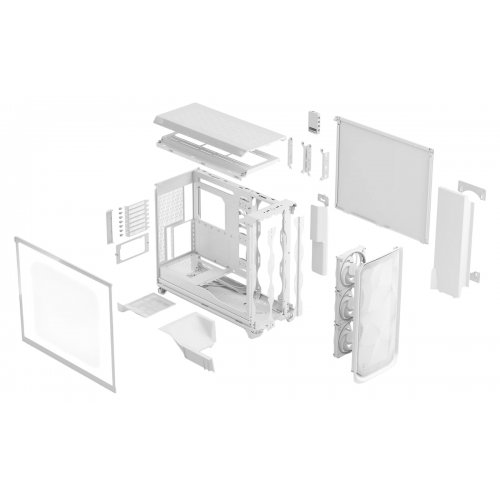 Купить Корпус Fractal Design Meshify 3 XL Ambience Pro RGB Tempered Glass без БП (FD-C-MES3X-05) White с проверкой совместимости: обзор, характеристики, цена в Киеве, Днепре, Одессе, Харькове, Украине | интернет-магазин TELEMART.UA фото