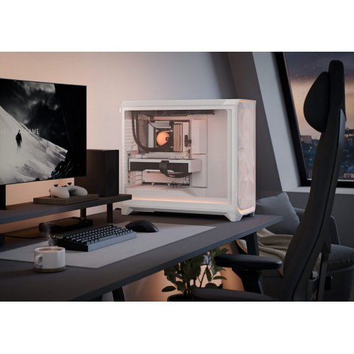Купить Корпус Fractal Design Meshify 3 XL Ambience Pro RGB Tempered Glass без БП (FD-C-MES3X-05) White с проверкой совместимости: обзор, характеристики, цена в Киеве, Днепре, Одессе, Харькове, Украине | интернет-магазин TELEMART.UA фото