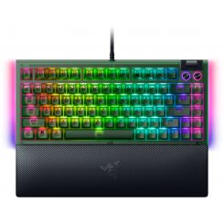 Клавіатура Razer BlackWidow V4 75% Mechanical Tactile Switches Phantom Green Edition (RZ03-05003300-R3M1) Black