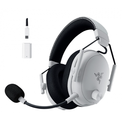 Купить Наушники Razer Blackshark V3 Pro Wireless (RZ04-05400200-R3M1) White - цена в Харькове, Киеве, Днепре, Одессе
в интернет-магазине Telemart фото