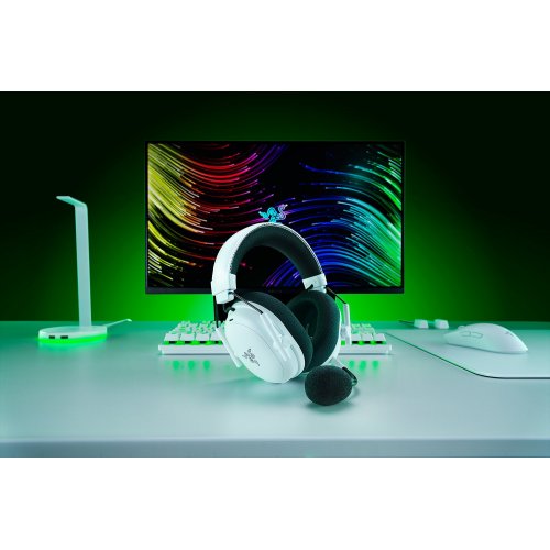 Купить Наушники Razer Blackshark V3 Pro Wireless (RZ04-05400200-R3M1) White - цена в Харькове, Киеве, Днепре, Одессе
в интернет-магазине Telemart фото