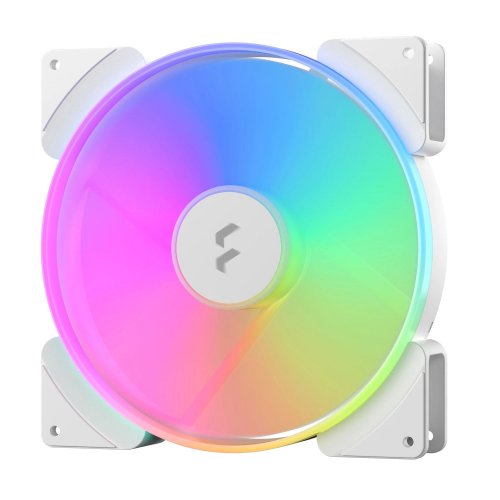 Купить Кулер для корпуса Fractal Design Prisma AL-18 ARGB PWM (FD-FAN-PRI-AL18-PWM-WT) White с проверкой совместимости: обзор, характеристики, цена в Киеве, Днепре, Одессе, Харькове, Украине | интернет-магазин TELEMART.UA фото