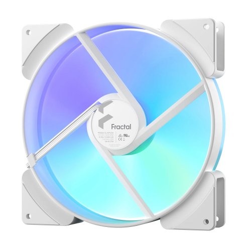 Купить Кулер для корпуса Fractal Design Prisma AL-18 ARGB PWM (FD-FAN-PRI-AL18-PWM-WT) White с проверкой совместимости: обзор, характеристики, цена в Киеве, Днепре, Одессе, Харькове, Украине | интернет-магазин TELEMART.UA фото