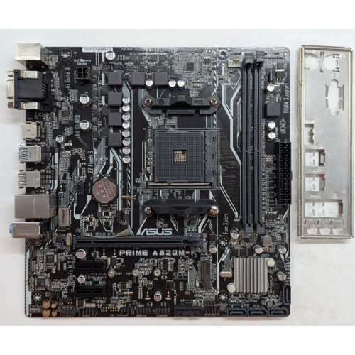 Материнська плата Asus PRIME A320M-K (sAM4, AMD A320) (Відновлено продавцем, 791695) купити з перевіркою сумісності: огляд, характеристики, ціна у Києві, Львові, Вінниці, Хмельницькому, Івано-Франківську, Україні | інтернет-магазин TELEMART.UA фото