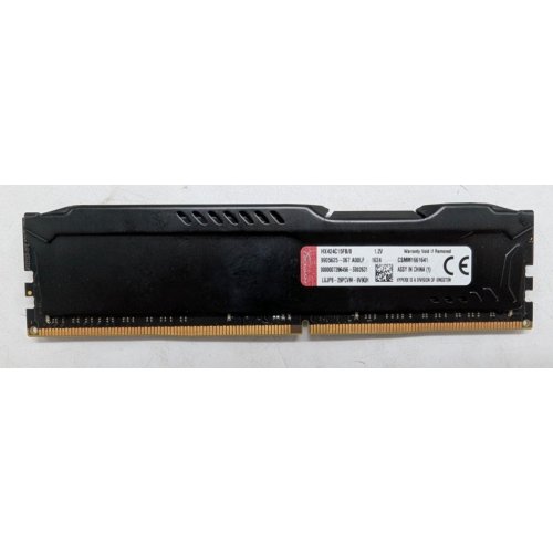 Купить Озу Kingston DDR4 8GB 2400MHz HyperX FURY Black (HX424C15FB/8) (Восстановлено продавцом, 791709) с проверкой совместимости: обзор, характеристики, цена в Киеве, Днепре, Одессе, Харькове, Украине | интернет-магазин TELEMART.UA фото