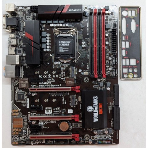 Материнська плата Gigabyte GA-Z170X-Gaming 3 (s1151, Intel Z170) (Відновлено продавцем, 791725) купити з перевіркою сумісності: огляд, характеристики, ціна у Києві, Львові, Вінниці, Хмельницькому, Івано-Франківську, Україні | інтернет-магазин TELEMART.UA фото