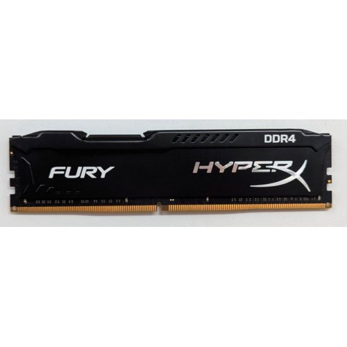 Купить Озу Kingston DDR4 8GB 2400MHz HyperX FURY Black (HX424C15FB/8) (Восстановлено продавцом, 791731) с проверкой совместимости: обзор, характеристики, цена в Киеве, Днепре, Одессе, Харькове, Украине | интернет-магазин TELEMART.UA фото