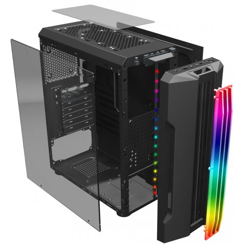 Купить Корпус 1stPlayer R3-A-3R1 Color LED без БП Black (Восстановлено продавцом, 791732) с проверкой совместимости: обзор, характеристики, цена в Киеве, Днепре, Одессе, Харькове, Украине | интернет-магазин TELEMART.UA фото