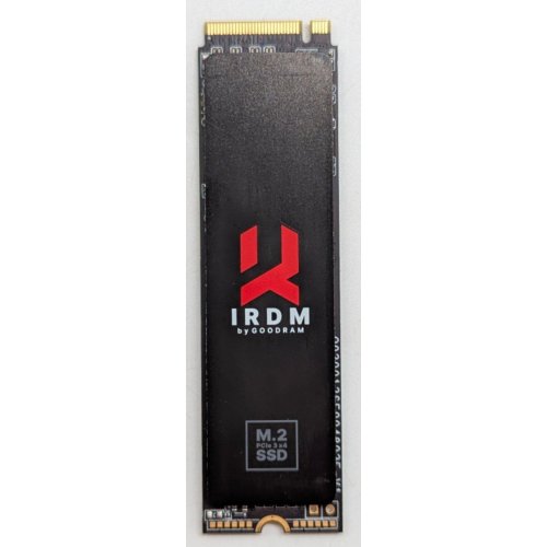 Купить Ssd-диск GoodRAM IRDM 3D NAND TLC 1TB M.2 (2280 PCI-E) NVMe x4 (IR-SSDPR-P34B-01T-80) (Восстановлено продавцом, 791736) с проверкой совместимости: обзор, характеристики, цена в Киеве, Днепре, Одессе, Харькове, Украине | интернет-магазин TELEMART.UA фото
