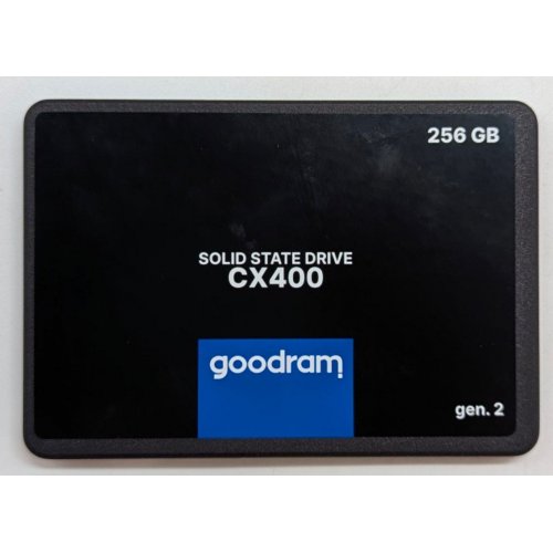 Купить Ssd-диск GoodRAM CX400 Gen.2 3D NAND TLC 256GB 2.5" (SSDPR-CX400-256-G2) (Восстановлено продавцом, 791757) с проверкой совместимости: обзор, характеристики, цена в Киеве, Днепре, Одессе, Харькове, Украине | интернет-магазин TELEMART.UA фото