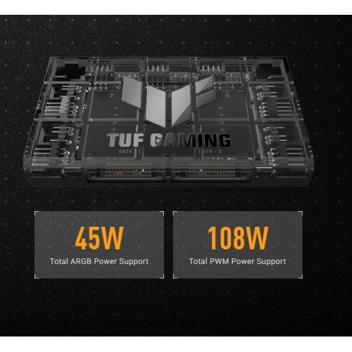 Купить Контроллер Asus TUF Gaming ARGB PWM Fan Hub (90DA00C0-B09000) - цена в Харькове, Киеве, Днепре, Одессе
в интернет-магазине Telemart фото