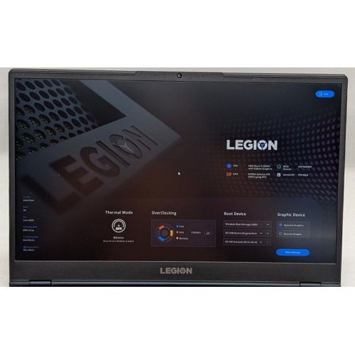 Купить Ноутбук Lenovo Legion 5 15ACH6H (82JU00BPRA) Phantom Black (Восстановлено продавцом, 791945) - цена в Харькове, Киеве, Днепре, Одессе
в интернет-магазине Telemart фото