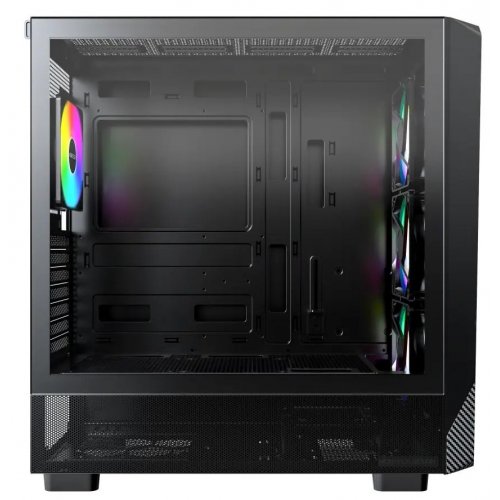 Корпус Montech X5 без БЖ Black купити з перевіркою сумісності: огляд, характеристики, ціна у Києві, Львові, Вінниці, Хмельницькому, Івано-Франківську, Україні | інтернет-магазин TELEMART.UA фото