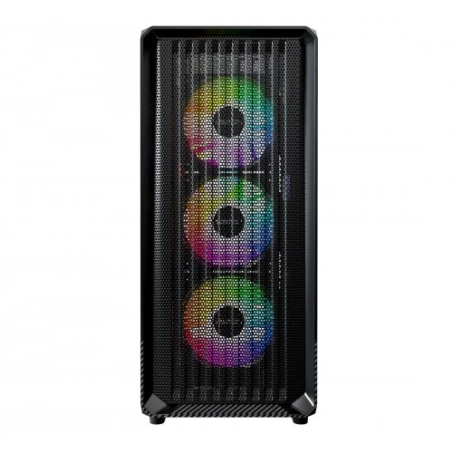 Корпус Montech X5 без БЖ Black купити з перевіркою сумісності: огляд, характеристики, ціна у Києві, Львові, Вінниці, Хмельницькому, Івано-Франківську, Україні | інтернет-магазин TELEMART.UA фото