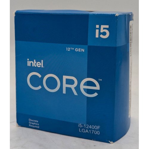 Процесор Intel Core i5-12400F 2.5(4.4)GHz 18MB s1700 Box (BX8071512400F) (Відновлено продавцем, 791978) купити з перевіркою сумісності: огляд, характеристики, ціна у Києві, Львові, Вінниці, Хмельницькому, Івано-Франківську, Україні | інтернет-магазин TELEMART.UA фото