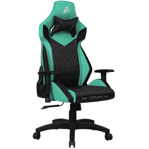 Купить Игровое кресло 1stPlayer WIN101 Black/Green - цена в Харькове, Киеве, Днепре, Одессе
в интернет-магазине Telemart фото
