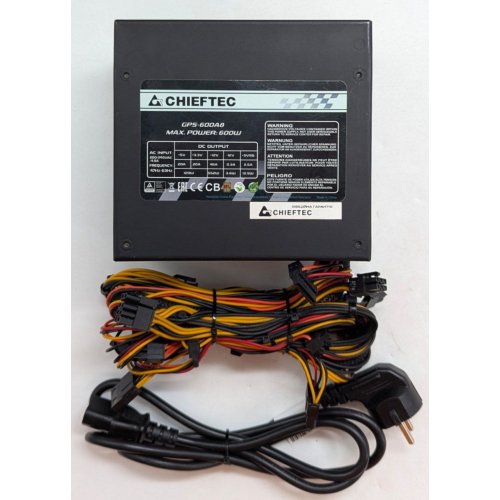 Купить Блок питания CHIEFTEC Smart 600W (GPS-600A8) (Восстановлено продавцом, 792047) с проверкой совместимости: обзор, характеристики, цена в Киеве, Днепре, Одессе, Харькове, Украине | интернет-магазин TELEMART.UA фото
