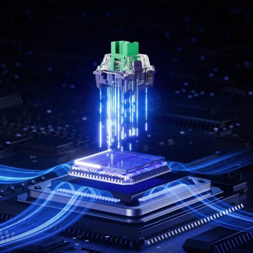 Купити Клавіатура MCHOSE Jet 75 RGB Kailh Magnetic God Switch (MC-JET75-8-UA) White - ціна в Києві, Львові, Вінниці, Хмельницькому, Франківську, Україні | інтернет-магазин TELEMART.UA фото