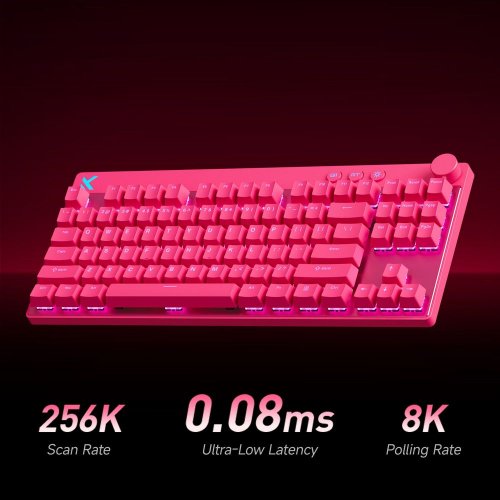 Клавіатура MCHOSE Mix 87 RGB Apollo Magnetic Switch (MC-MIX87-4-UA) White купити в Україні: Київ, Львів, Хмельницький, Тернопіль | Низька ціна, відгуки, характеристики від TELEMART фото