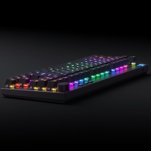 Клавіатура MCHOSE Mix 87 RGB Apollo Magnetic Switch (MC-MIX87-4-UA) White купити в Україні: Київ, Львів, Хмельницький, Тернопіль | Низька ціна, відгуки, характеристики від TELEMART фото