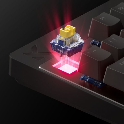 Клавіатура MCHOSE Mix 87 RGB Apollo Magnetic Switch (MC-MIX87-4-UA) White купити в Україні: Київ, Львів, Хмельницький, Тернопіль | Низька ціна, відгуки, характеристики від TELEMART фото