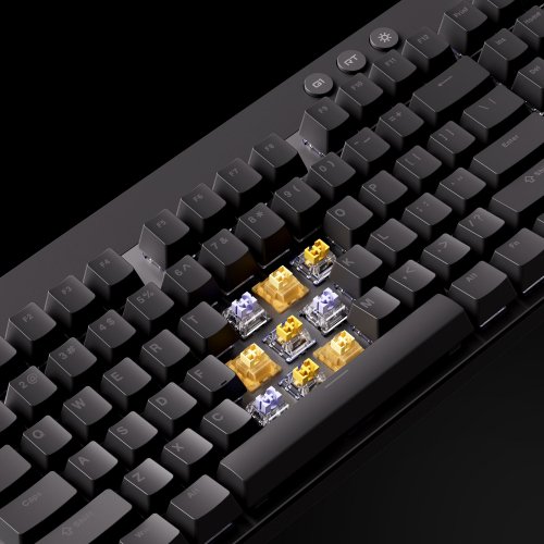 Клавіатура MCHOSE Mix 87 RGB Apollo Magnetic Switch (MC-MIX87-4-UA) White купити в Україні: Київ, Львів, Хмельницький, Тернопіль | Низька ціна, відгуки, характеристики від TELEMART фото