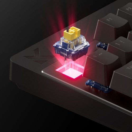 Клавіатура MCHOSE Mix 87 RGB Apollo Magnetic Switch (MC-MIX87-4-UA) White купити в Україні: Київ, Львів, Хмельницький, Тернопіль | Низька ціна, відгуки, характеристики від TELEMART фото
