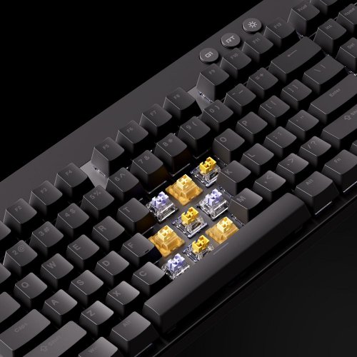 Клавіатура MCHOSE Mix 87 RGB Apollo Magnetic Switch (MC-MIX87-4-UA) White купити в Україні: Київ, Львів, Хмельницький, Тернопіль | Низька ціна, відгуки, характеристики від TELEMART фото