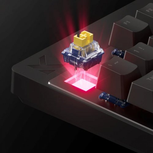 Купити Клавіатура MCHOSE Mix 87 RGB Apollo Magnetic Switch (MC-MIX87-6-UA) Black - ціна в Києві, Львові, Вінниці, Хмельницькому, Франківську, Україні | інтернет-магазин TELEMART.UA фото