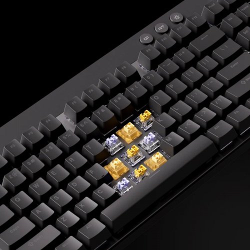 Купити Клавіатура MCHOSE Mix 87 RGB Apollo Magnetic Switch (MC-MIX87-6-UA) Black - ціна в Києві, Львові, Вінниці, Хмельницькому, Франківську, Україні | інтернет-магазин TELEMART.UA фото