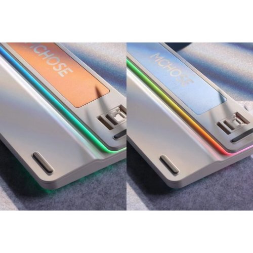 Купить Клавиатура MCHOSE K99 RGB Mechanical Hyacinth Switch Wireless (MC-K99-2A) Emerald Green - цена в Харькове, Киеве, Днепре, Одессе
в интернет-магазине Telemart фото