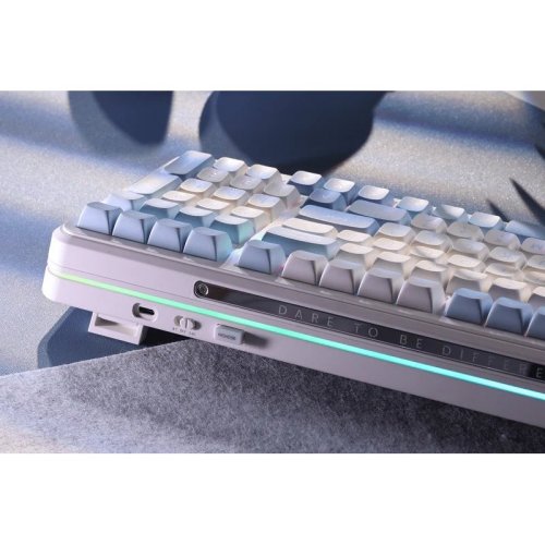 Купить Клавиатура MCHOSE K99 RGB Mechanical Hyacinth Switch Wireless (MC-K99-2A) Emerald Green - цена в Харькове, Киеве, Днепре, Одессе
в интернет-магазине Telemart фото