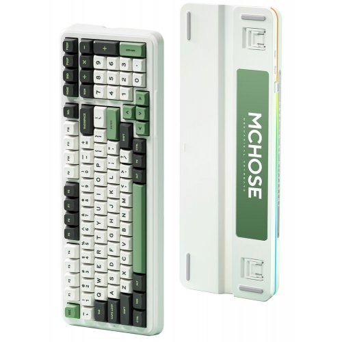 Клавиатура MCHOSE K99 RGB Mechanical Hyacinth Switch Wireless (MC-K99-2A) Emerald Green купить в Украине: Киев, Днепр, Харьков, Одесса  | Низкая цена, отзывы, характеристики от TELEMART фото