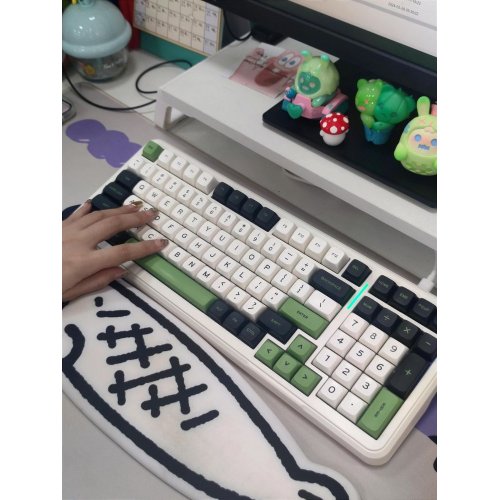 Клавиатура MCHOSE K99 RGB Mechanical Hyacinth Switch Wireless (MC-K99-2A) Emerald Green купить в Украине: Киев, Днепр, Харьков, Одесса  | Низкая цена, отзывы, характеристики от TELEMART фото