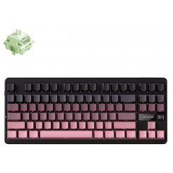Клавіатура MCHOSE G87 RGB Mechanical Matcha Latte Switch V2 Wireless (MC-G87-17) Black/Pink