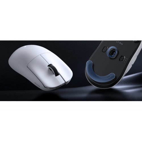 Купити Миша MCHOSE L7 Ultra Wireless (MC-L7-9) White - ціна в Києві, Львові, Вінниці, Хмельницькому, Франківську, Україні | інтернет-магазин TELEMART.UA фото