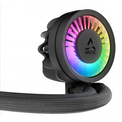 Готова СВО Arctic Liquid Freezer III Pro 280 A-RGB (ACFRE00183A) Black купити з перевіркою сумісності: огляд, характеристики, ціна у Києві, Львові, Вінниці, Хмельницькому, Івано-Франківську, Україні | інтернет-магазин TELEMART.UA фото