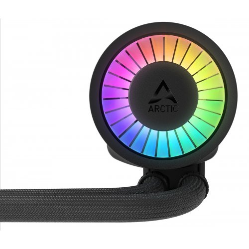 Готова СВО Arctic Liquid Freezer III Pro 280 A-RGB (ACFRE00183A) Black купити з перевіркою сумісності: огляд, характеристики, ціна у Києві, Львові, Вінниці, Хмельницькому, Івано-Франківську, Україні | інтернет-магазин TELEMART.UA фото