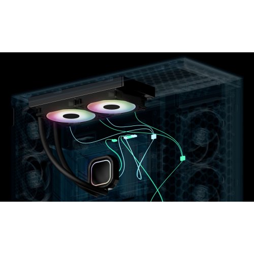 Готова СВО Arctic Liquid Freezer III Pro 280 A-RGB (ACFRE00183A) Black купити з перевіркою сумісності: огляд, характеристики, ціна у Києві, Львові, Вінниці, Хмельницькому, Івано-Франківську, Україні | інтернет-магазин TELEMART.UA фото
